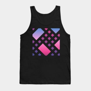 Abstract Square Pattern Tank Top